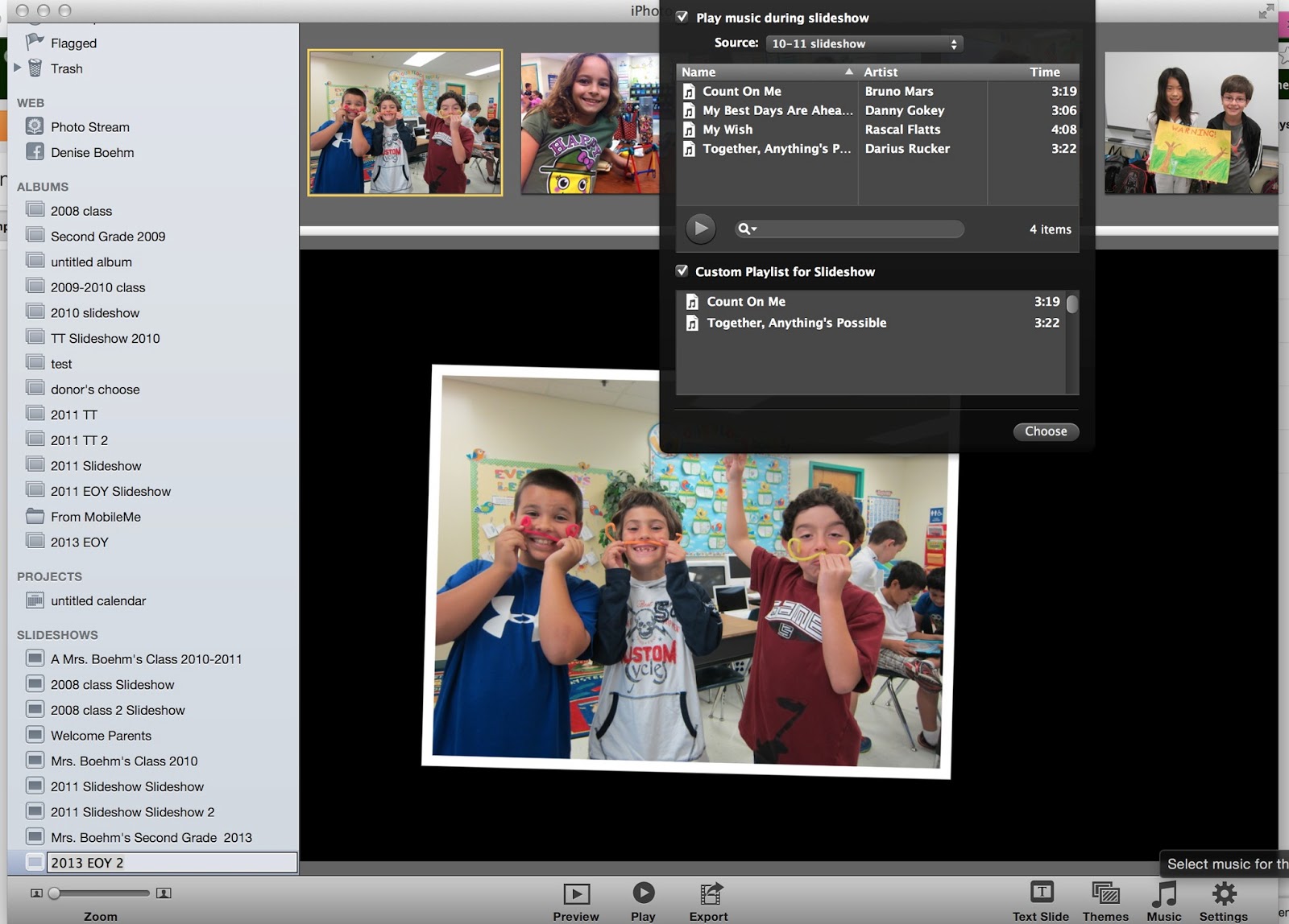 Make and Share Slideshows using iPhoto and Dropbox Sunny Days in